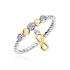 Inel argint cu pandantiv infinit placat cu aur galben DiAmanti Z1840AGR-DIA (Argint 925‰ 1,5 g.)